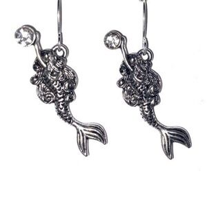 Silver Mermaid Earrings